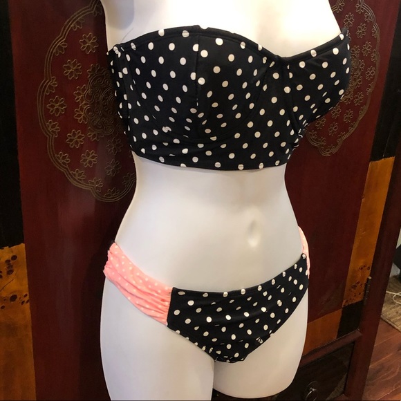 NWT Adore Me Polka Dot Bikini Women’s Size Large - Picture 4 of 13